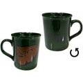 Beatles Rubber Soul green mug featuring album artwork
