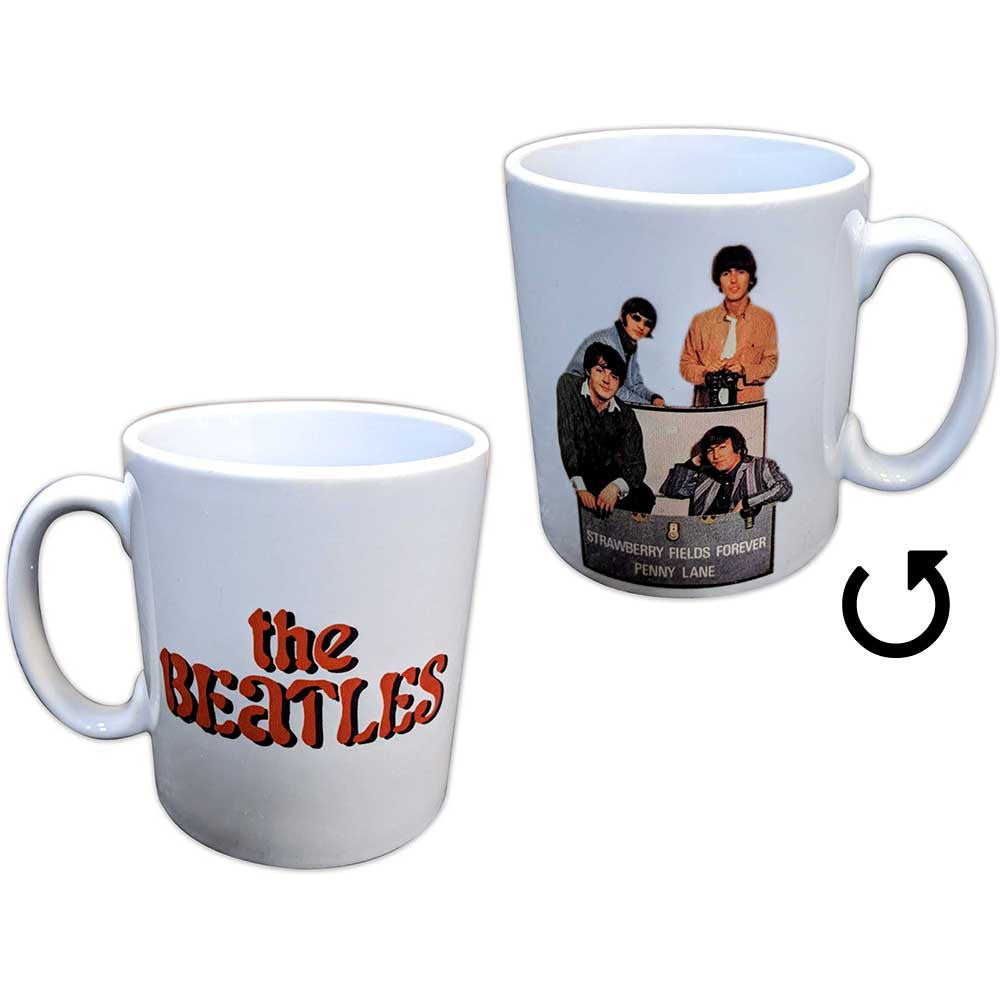 The Beatles: Strawberry Fields/Penny Lane Photo Mug (White)