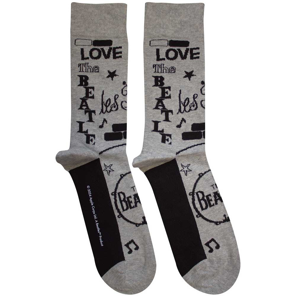 The Beatles Unisex Ankle Socks: Cavern (Grey) (UK Size 7 - 11)
