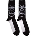 The Beatles Unisex Ankle Socks: Drum Logo Repeat (Black) (UK Size 4 - 7)