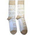 The Beatles: For Sale Text Repeat Unisex Ankle Socks (White)