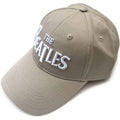 The Beatles: White Drop T Logo Unisex Baseball Cap (Sand)