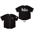 The Beatles: Apple Logo / Walking Unisex Baseball Jersey (Black) (Back Print)
