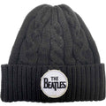 The Beatles: Drum Logo Unisex Beanie Hat (Black) (Cable Knit)