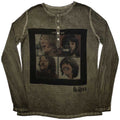The Beatles: Let It Be Unisex Long Sleeve T-Shirt (Stone Wash) (Khaki Green)