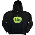 The Beatles Unisex Pullover Hoodie: Apple Logo (Black)