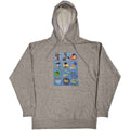 The Beatles Unisex Pullover Hoodie: Yellow Submarine Sub Montage (Grey)