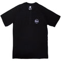 The Beatles: Mini Drum Logo Unisex Raglan T-Shirt (Black) (3 Button Collar)