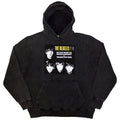 The Beatles Unisex Stone Wash Pullover Hoodie: VJ Secret Sleeve (Charcoal Grey) (Wash Collection)