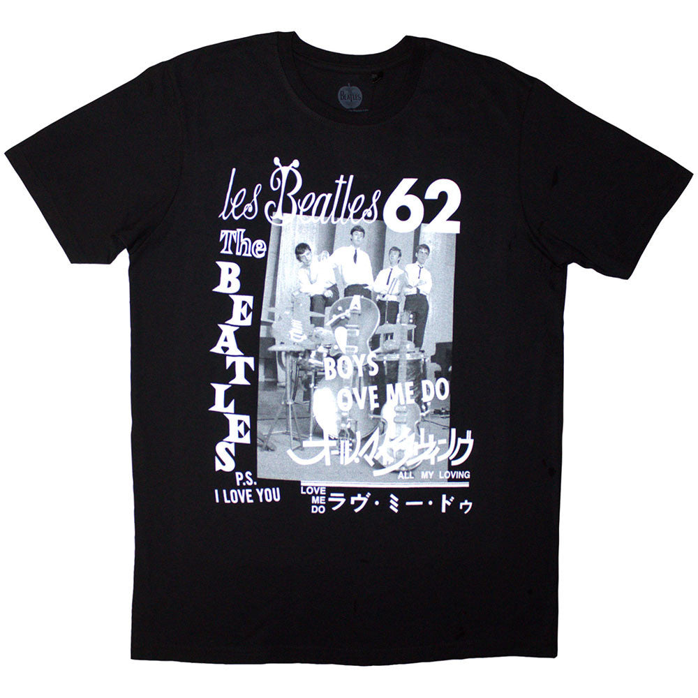 The Beatles: 1962 Unisex T-Shirt (Black)