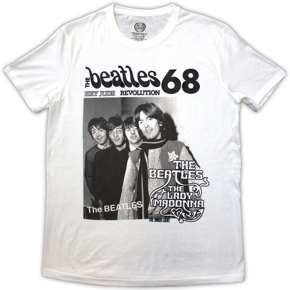 The Beatles: 1968 Unisex T-Shirt (White)