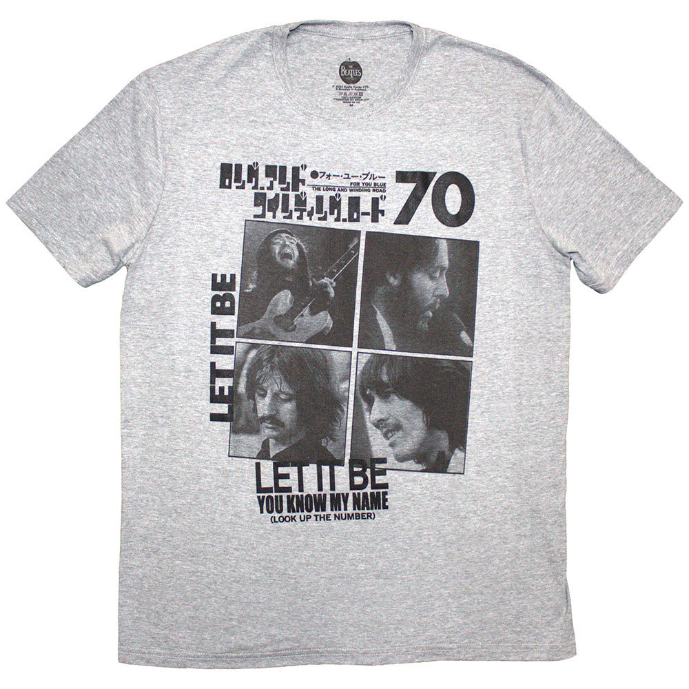 The Beatles: 1970 Unisex T-Shirt (Grey)