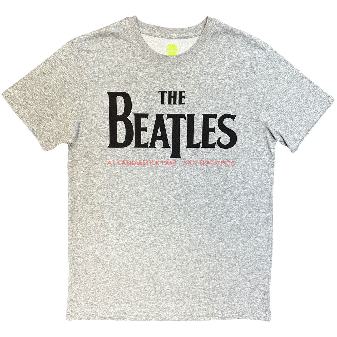 The Beatles: Candlestick Park Unisex T-Shirt (Grey) (Back Print)