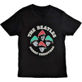 The Beatles: "Merry Christmas" Elf Hat T-Shirt | Black