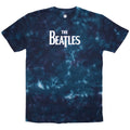 The Beatles: Drop T Logo Unisex T-Shirt (Blue) (Wash Collection)