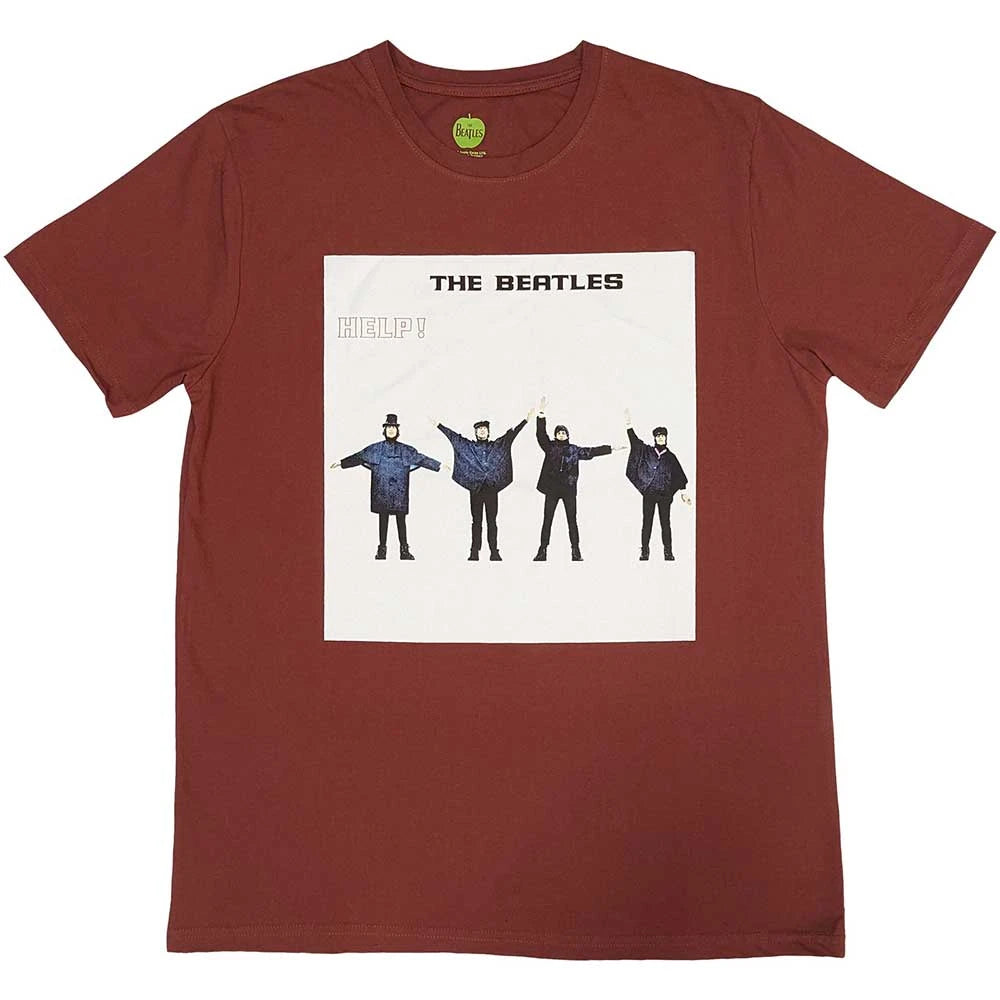 The Beatles: HELP! Album Cover Unisex T-Shirt (Red)