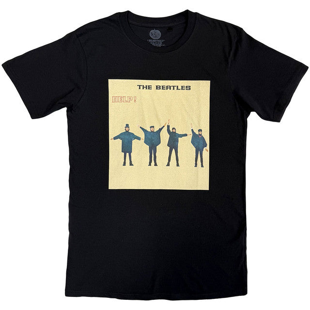 The Beatles: Help! Album Cover Unisex T-Shirt (Black)