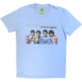 The Beatles: LP Here Now Unisex T-Shirt (Light Blue)
