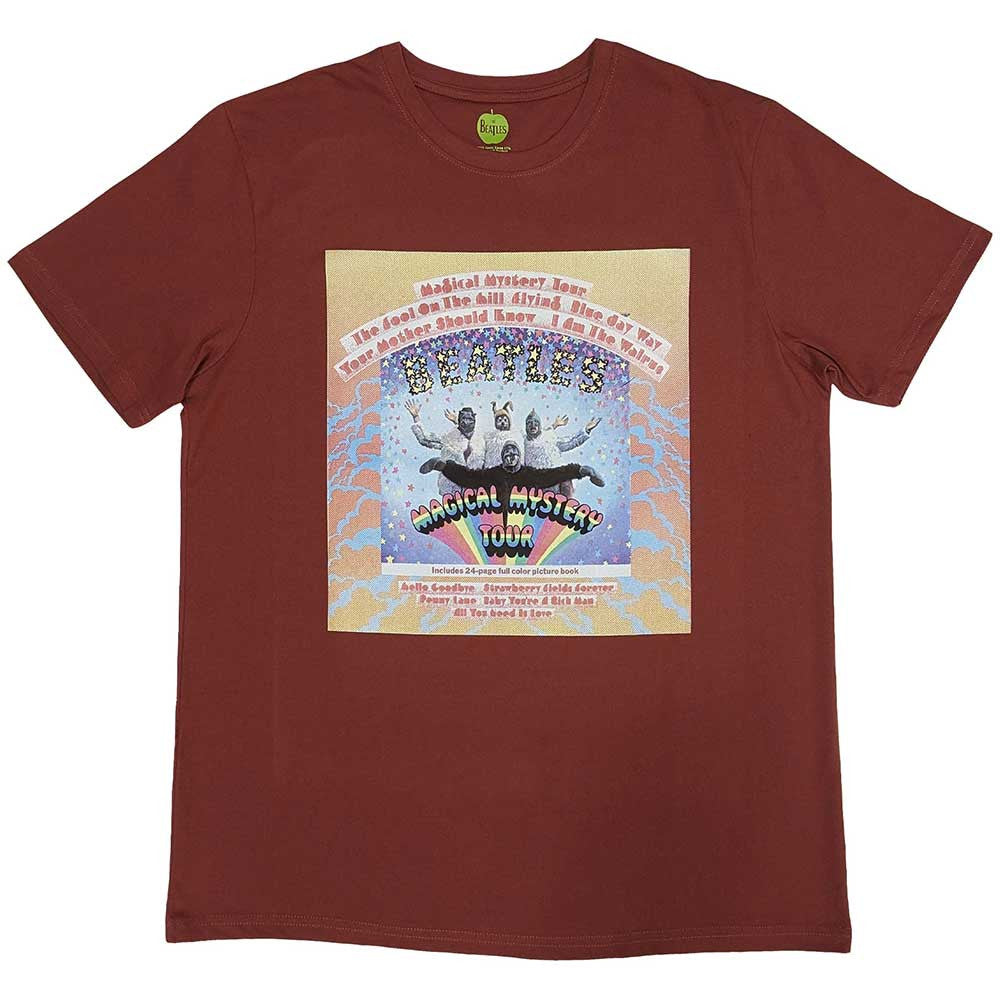 The Beatles: Magical Mystery Tour Album Cover Unisex T-Shirt (Red)