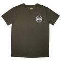 The Beatles: Mini Drum Logo Unisex T-Shirt (Green)