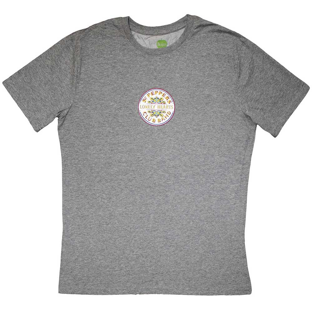 The Beatles: Mini Sgt Pepper Drum Unisex T-Shirt (Grey)