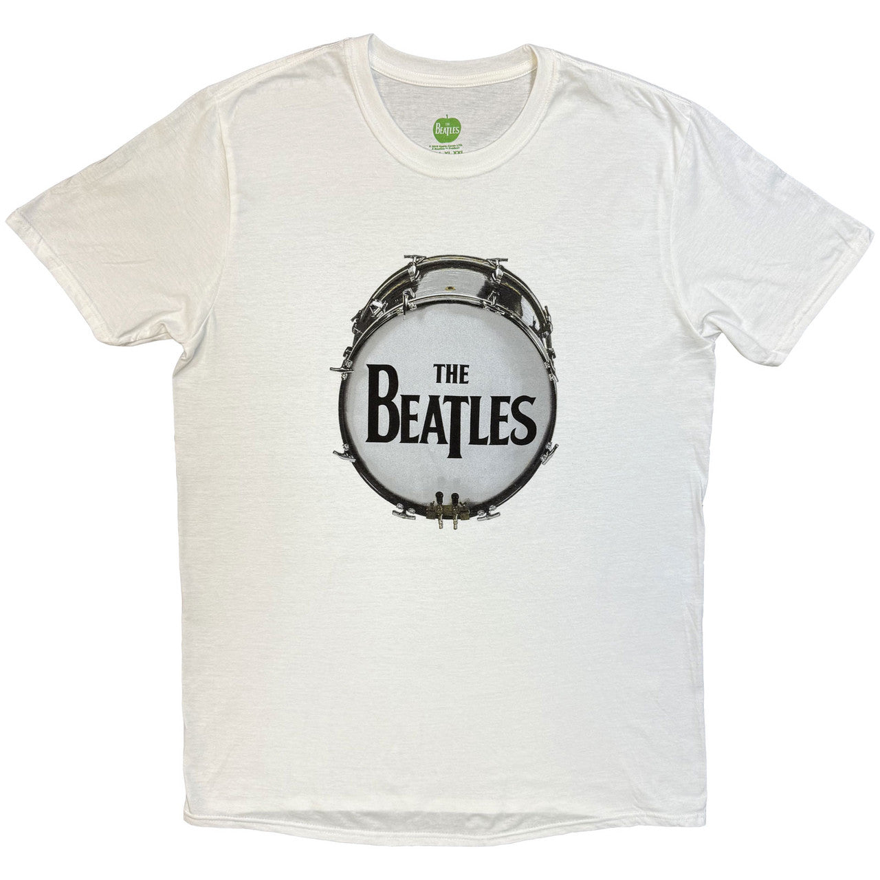 The Beatles: Original Drum Skin Unisex T-Shirt (White)