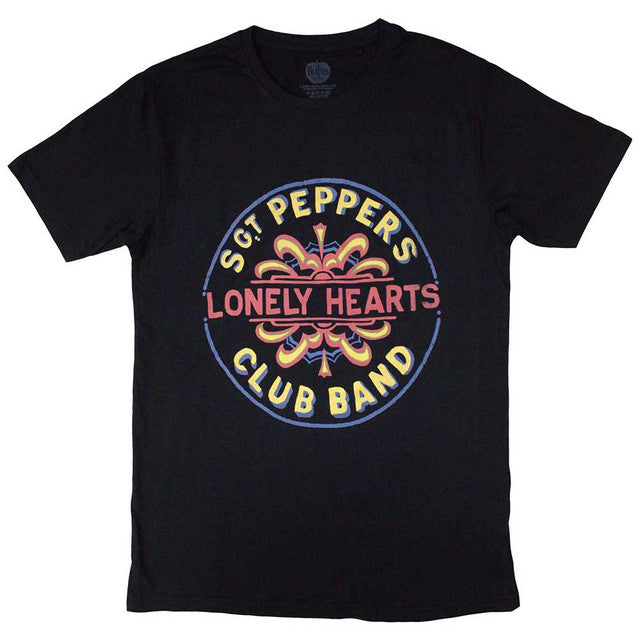 The Beatles: Painted Pepper Unisex T-Shirt (Black)