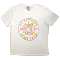 The Beatles: Painted Pepper Unisex T-Shirt (White)