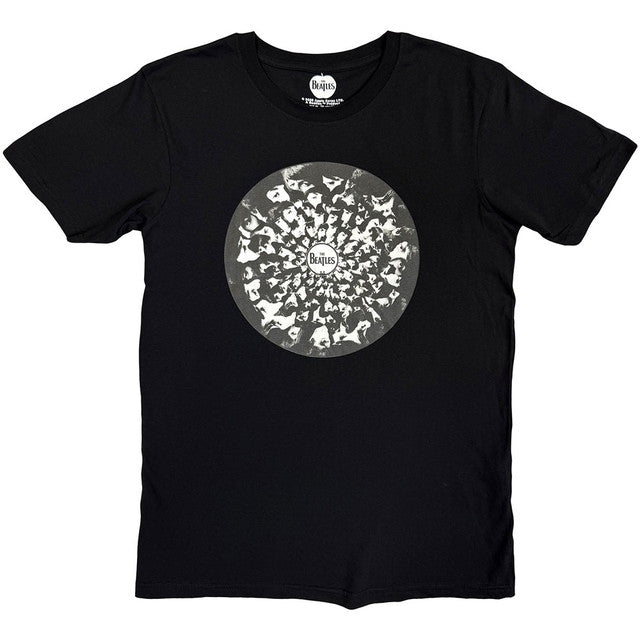 The Beatles Unisex T-Shirt: Revolver Faces (Black)