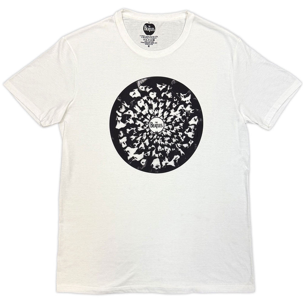 The Beatles Unisex T-Shirt: Revolver Faces (White)