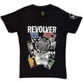 The Beatles: Revolver Montage Unisex T-Shirt (Black)