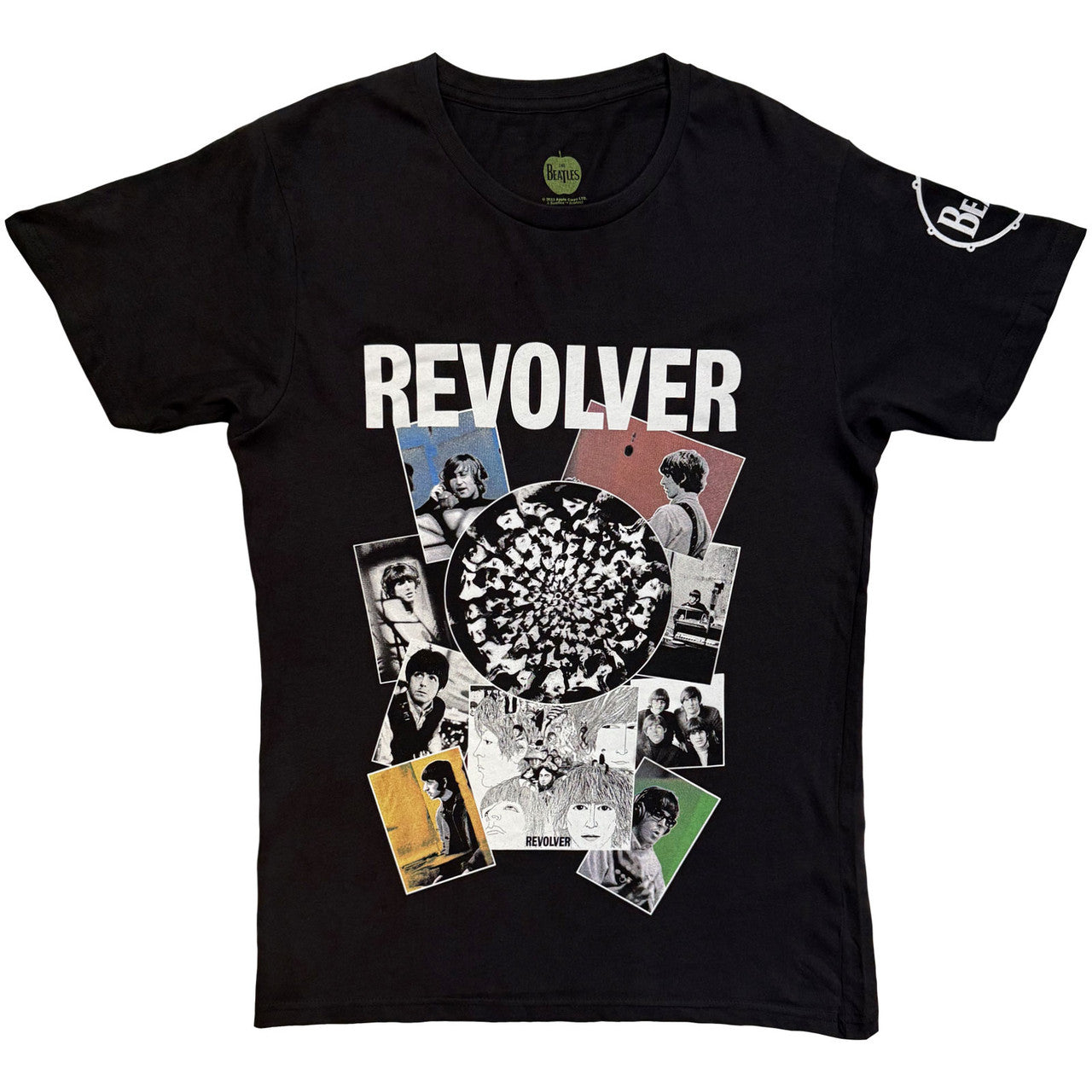 The Beatles: Revolver Montage Unisex T-Shirt (Black)