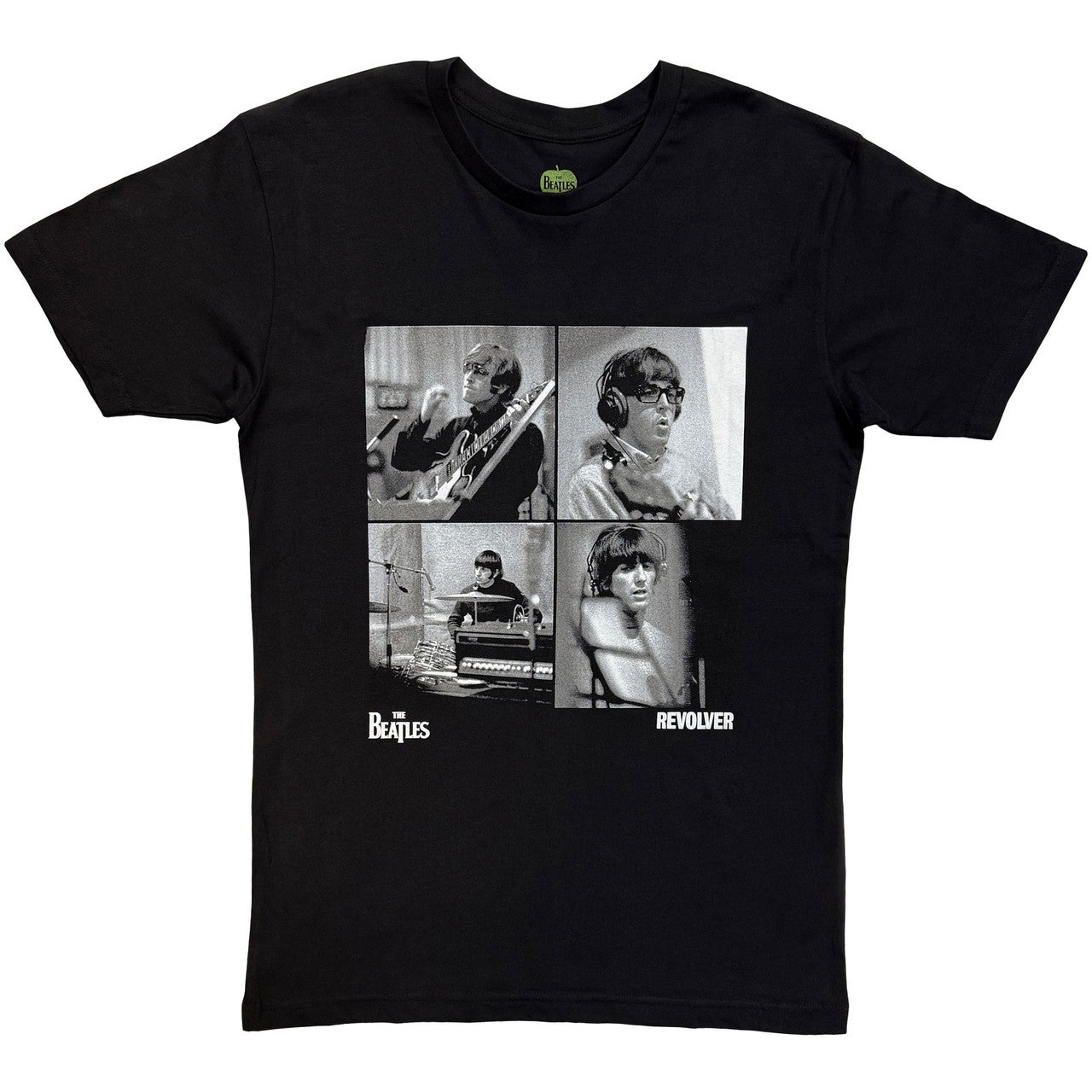 The Beatles: Revolver Studio Shots Unisex T-Shirt (Black)