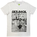 The Beatles: Rooftop Shot Unisex T-Shirt (White)