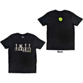 The Beatles: Rooftop Unisex T-Shirt (Black) (Back Print)
