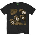 Beatles Rubber Soul black t-shirt with sketch design