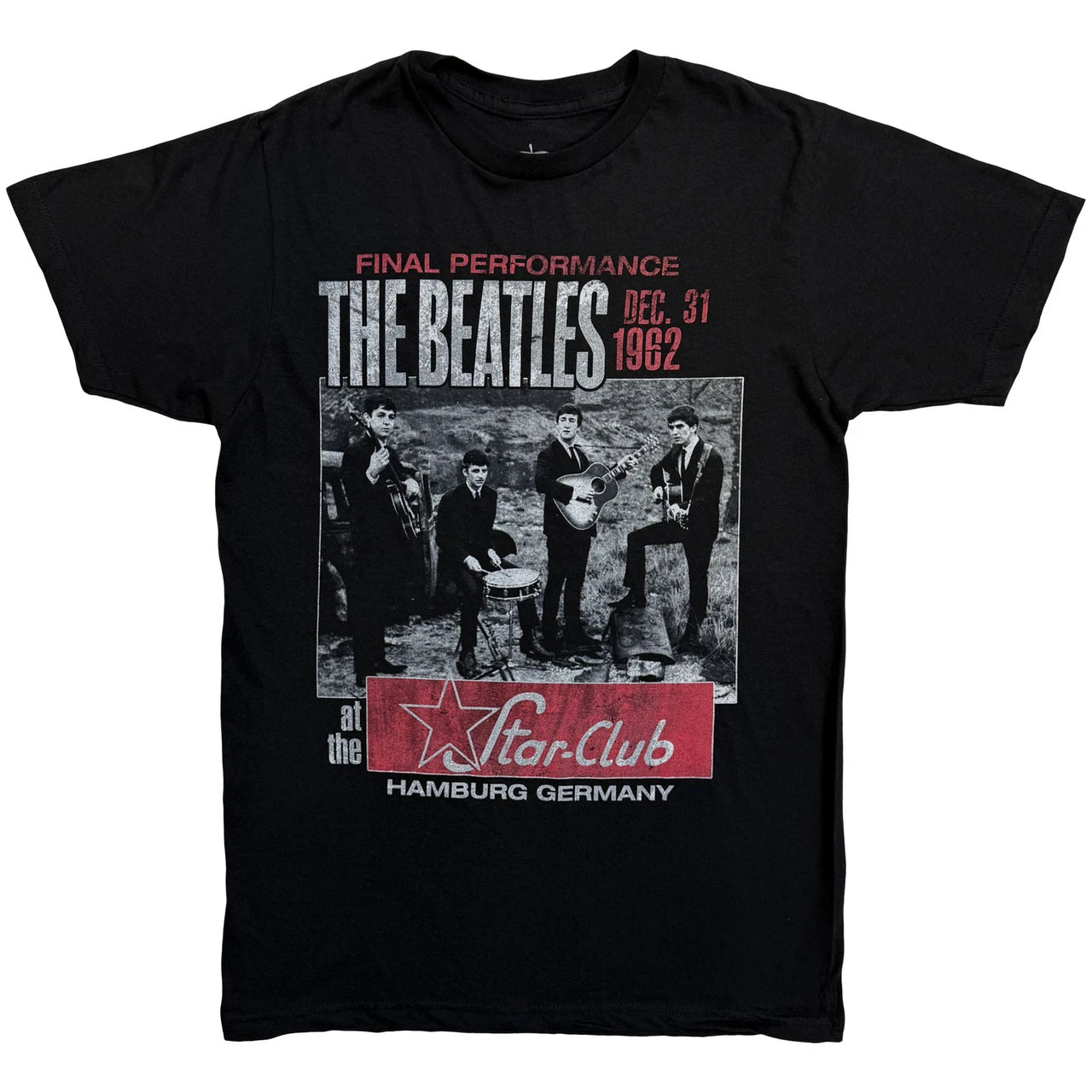 The Beatles: Star Club, Hamburg Unisex T-Shirt (Black)