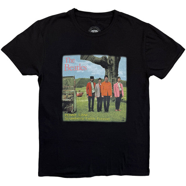 The Beatles: Strawberry Fields Forever Unisex T-Shirt (Black)