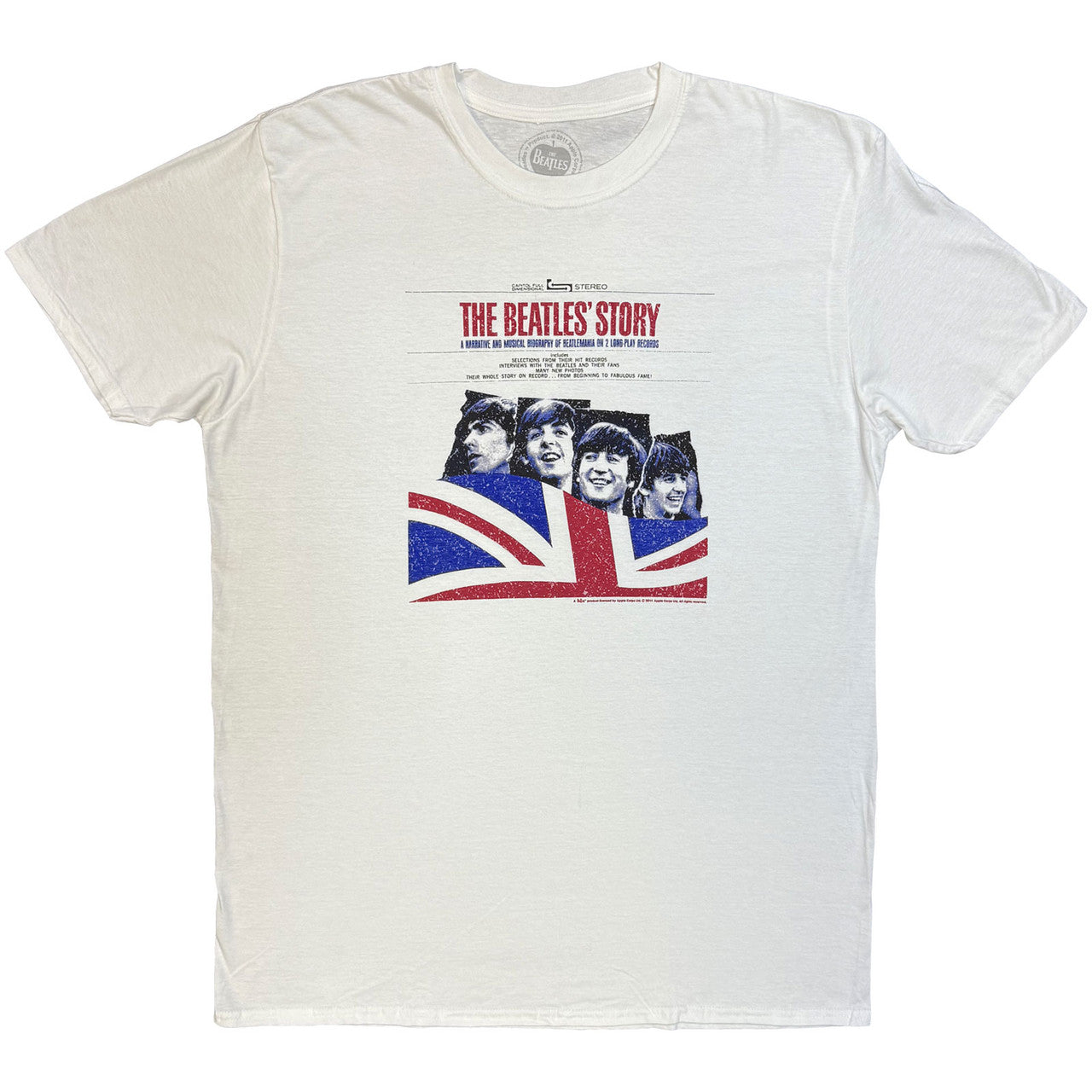 The Beatles: The Beatles Story Unisex T-Shirt (White)