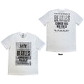 The Beatles: Tour '64 Carnegie Hall Unisex T-Shirt (White) (Back Print)