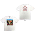 The Beatles: Vintage Sgt Pepper Unisex T-Shirt (White) (Back Print)