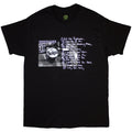 The Beatles: Washington '64 Drum Photo & Setlist Unisex T-Shirt (Black)