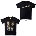 The Beatles: White Album Faces Unisex T-Shirt (Black) (Back Print)