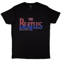 The Beatles First USA Visit T-Shirt – Official Licensed Black Short Sleeve T-Shirt
