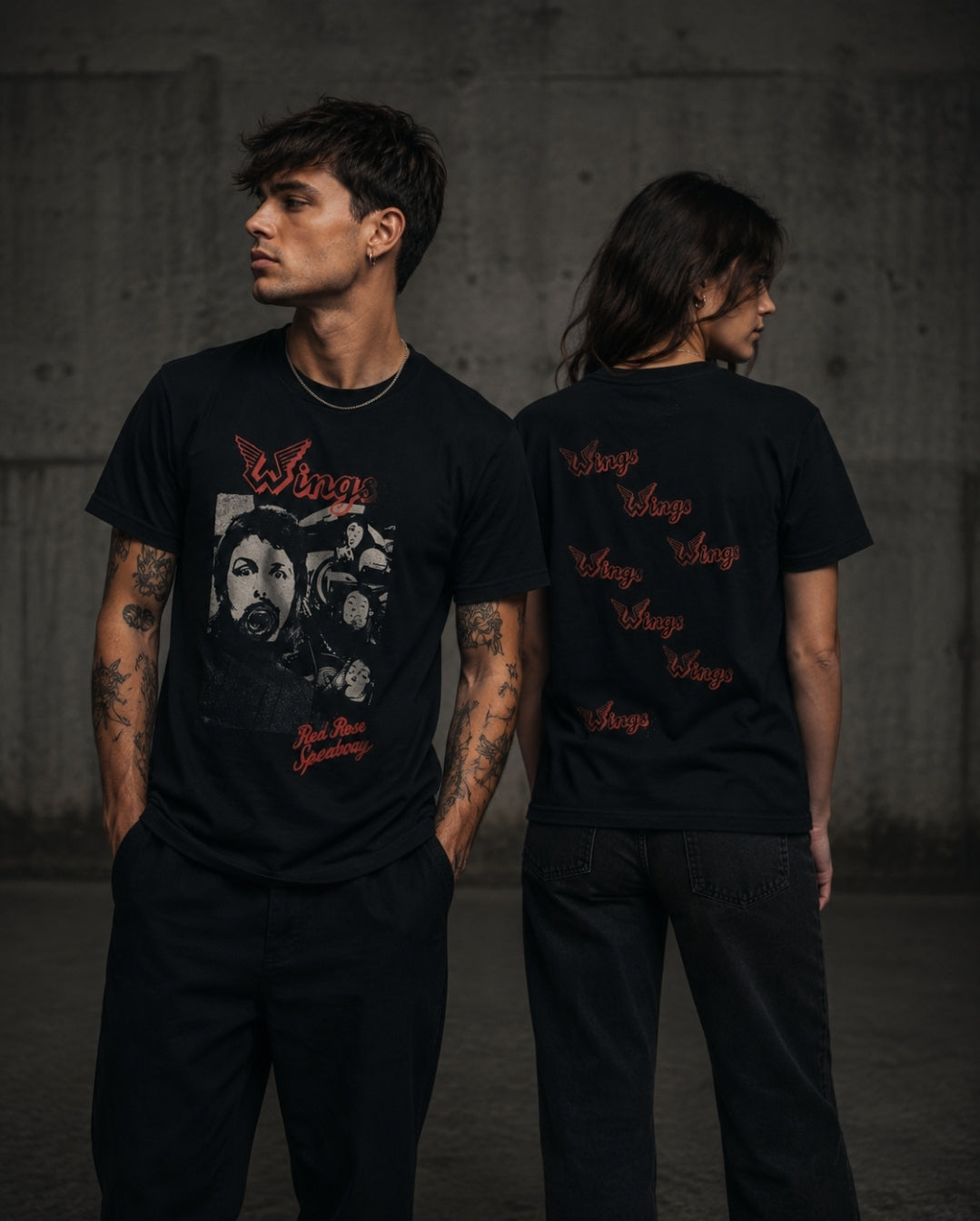 Paul McCartney Wings Collage T-Shirt | Officially Licensed Unisex Tee