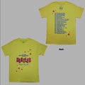 The Beatles American Tour '64 T-Shirt – Official Licensed Natural Short Sleeve T-Shirt (Also Available in Yellow)