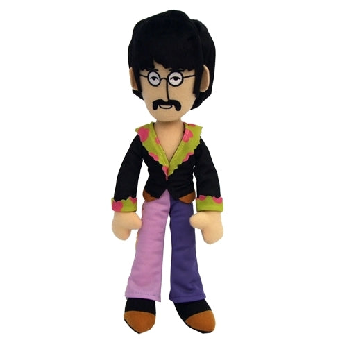 Beatles plush box set showing detailed Yellow Submarine era character designs