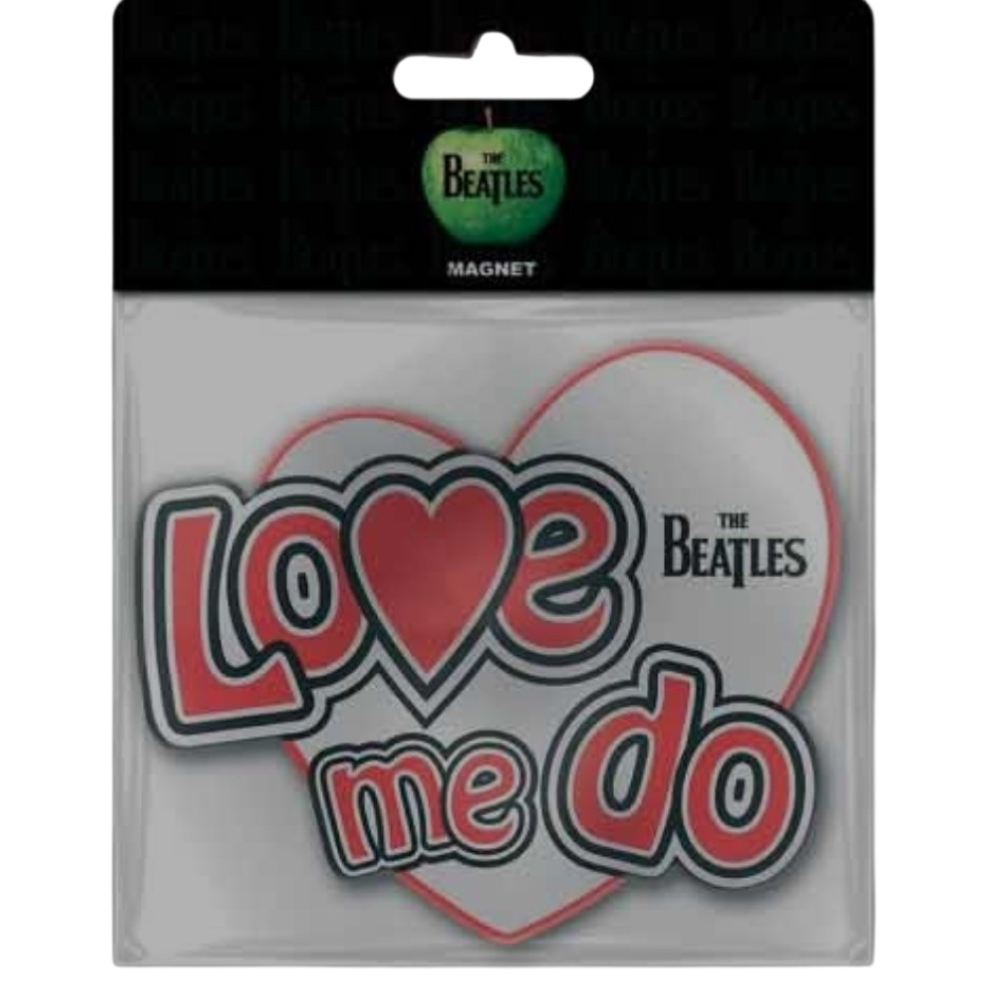 Official Beatles "Love Me Do Car" Rubber Magnet - Die-Cut Licensed Merch for True Fab Four Devotees