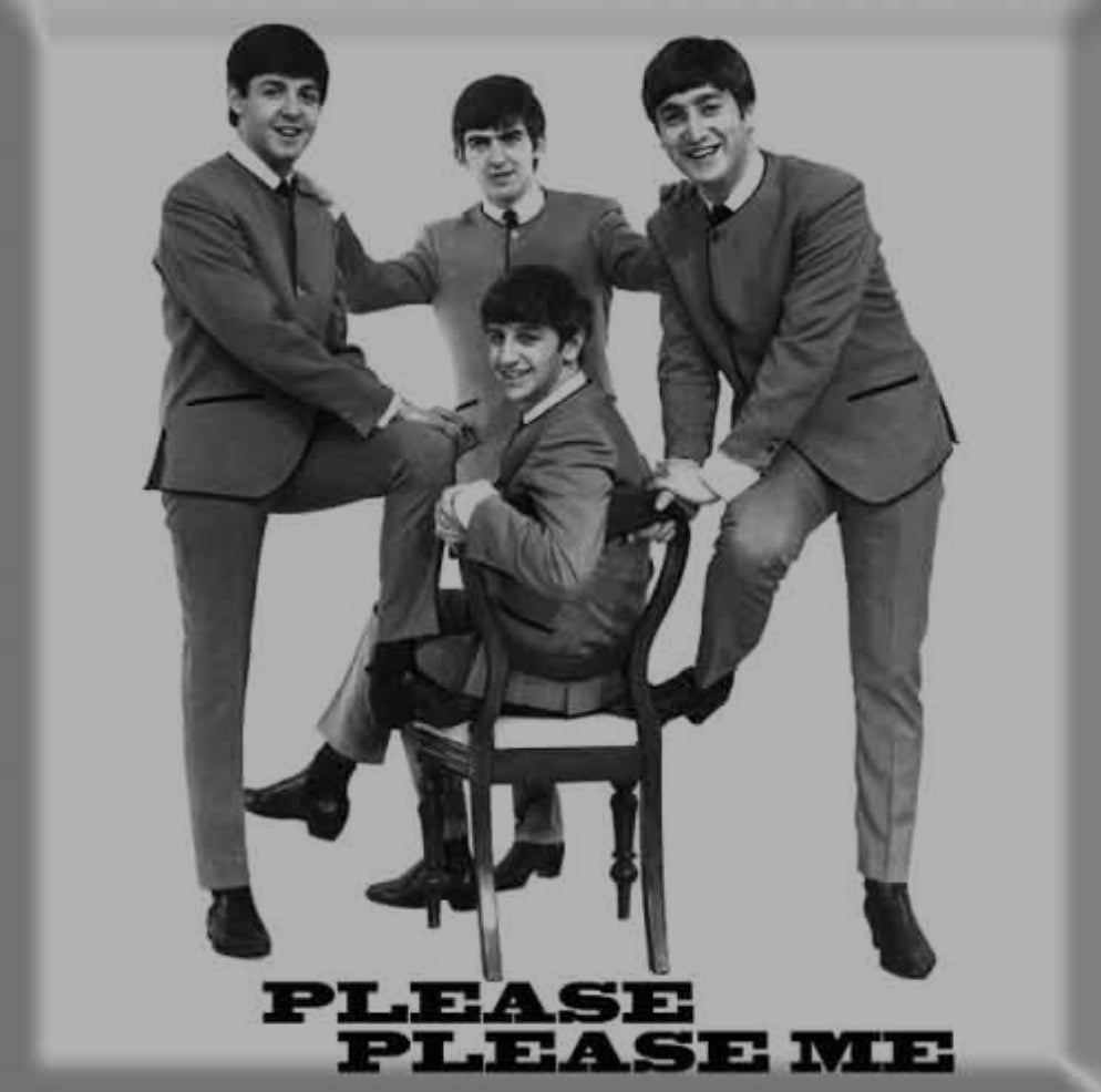 Official Beatles Please Please Me fridge magnet with classic debut album cover