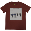 Official Beatles "HELP!" Album Cover T-Shirt - Red Soft-Style Cotton Unisex Tee for Mid-Period Fab Four Fans